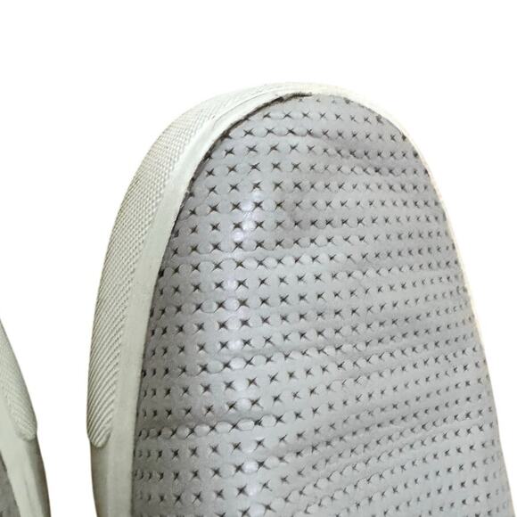 Vince Blair Perforated Leather Slip-On Sneakers Gray Women’s Size 8 (EU 38) - Picture 4 of 9